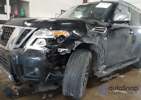 2020 Nissan Armada Sl 4Wd z USA, uszkodzony, nr VIN JN8AY2NC4LX519791